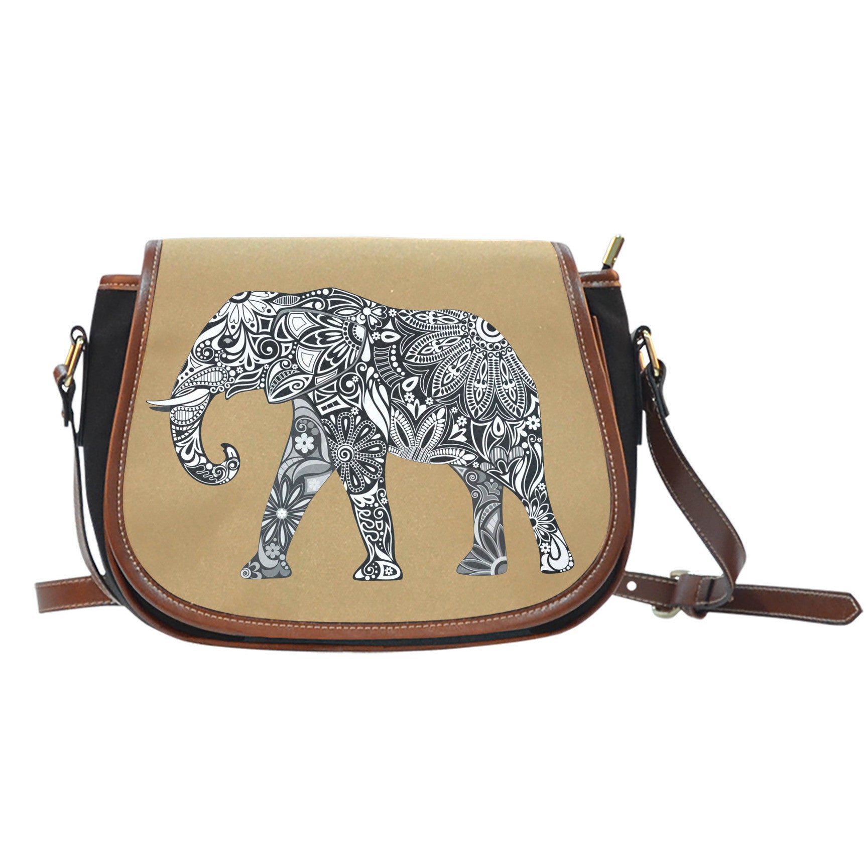 Leather Elephant Bag, Elephant Purses, Messenger Purse