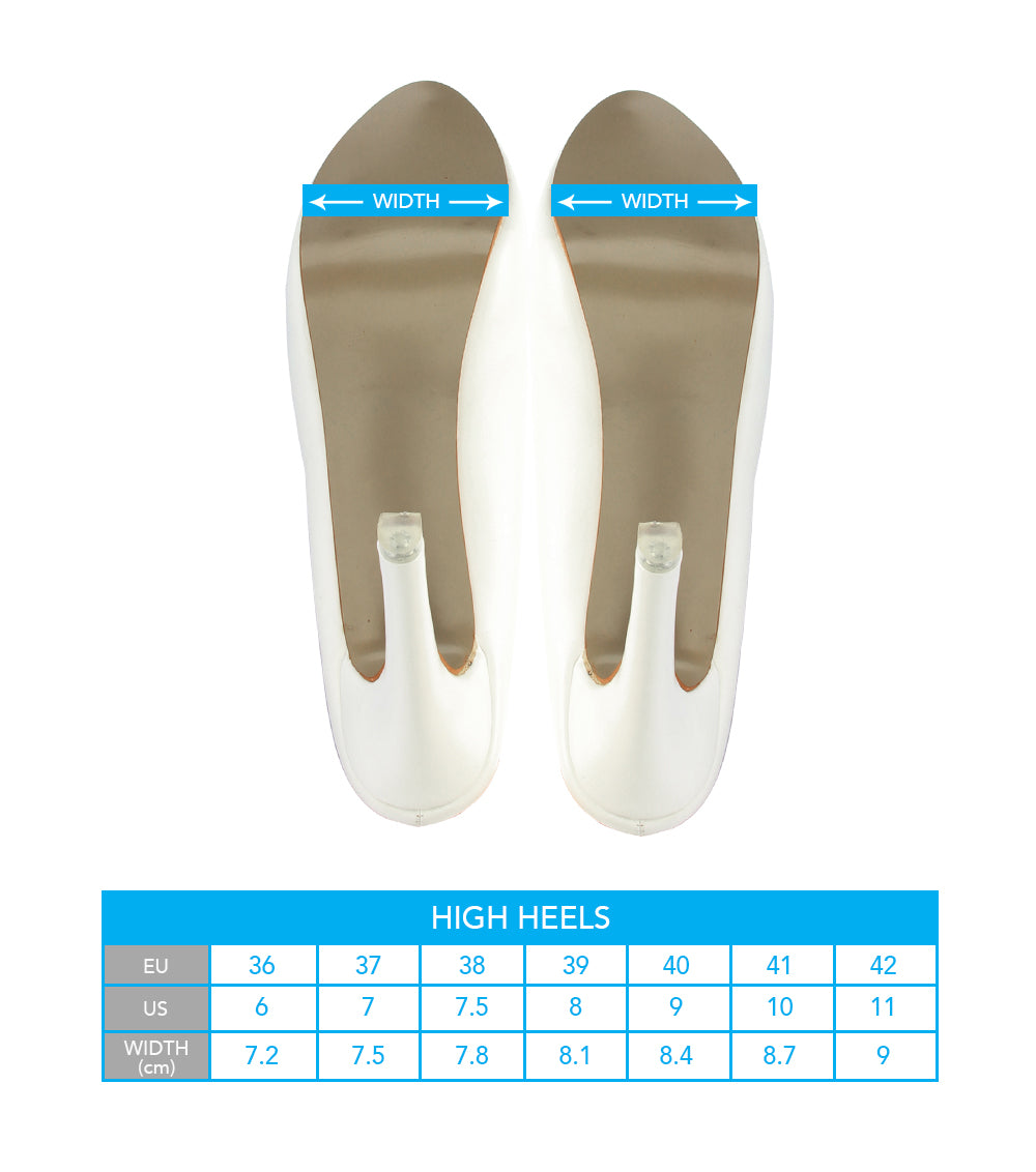 Size Guide - Find Your Perfect Size | Sole Bliss – Sole Bliss USA